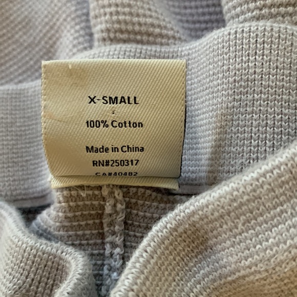 Holt Renfrew XS Varley Alice Pique Cotton Knit Sweat Jogging Lounge Pant - Picture 6 of 8